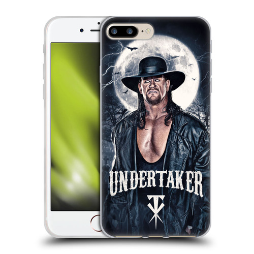 WWE The Undertaker Portrait Soft Gel Case for Apple iPhone 7 Plus / iPhone 8 Plus