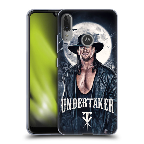 WWE The Undertaker Portrait Soft Gel Case for Motorola Moto E6 Plus