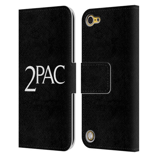 Tupac Shakur Logos Serif Leather Book Wallet Case Cover For Apple iPod Touch 5G 5th Gen