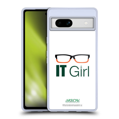 Arrow TV Series Graphics Felicity Smoak IT Girl Soft Gel Case for Google Pixel 7a