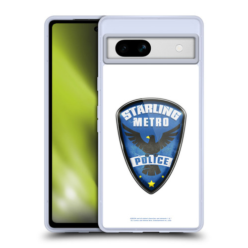 Arrow TV Series Graphics Starling Police Badge Soft Gel Case for Google Pixel 7a