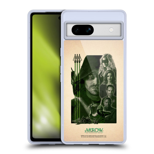 Arrow TV Series Graphics Team Soft Gel Case for Google Pixel 7a