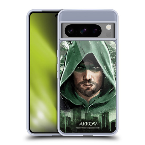 Arrow TV Series Graphics Oversized Soft Gel Case for Google Pixel 8 Pro