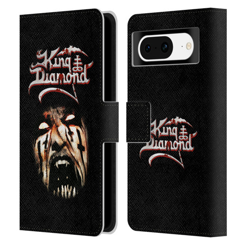King Diamond Poster Puppet Master Face Leather Book Wallet Case Cover For Google Pixel 8