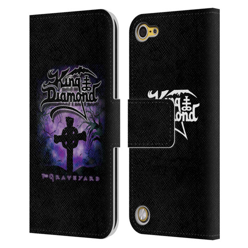 King Diamond Poster Graveyard Album Leather Book Wallet Case Cover For Apple iPod Touch 5G 5th Gen