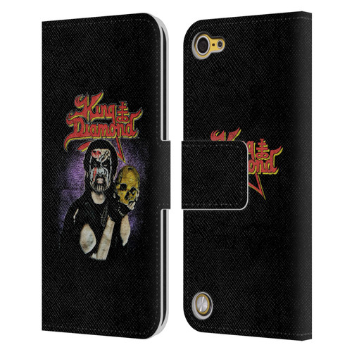 King Diamond Poster Conspiracy Tour 1989 Leather Book Wallet Case Cover For Apple iPod Touch 5G 5th Gen