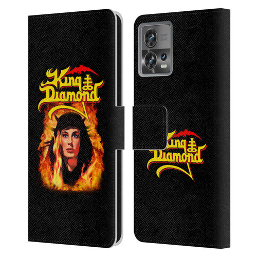 King Diamond Poster Fatal Portrait 2 Leather Book Wallet Case Cover For Motorola Moto Edge 30 Fusion
