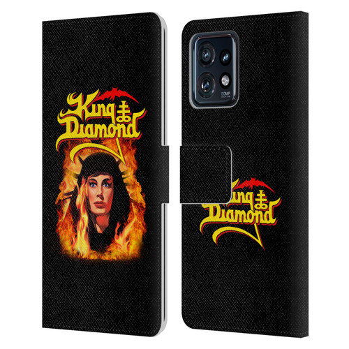 King Diamond Poster Fatal Portrait 2 Leather Book Wallet Case Cover For Motorola Moto Edge 40 Pro