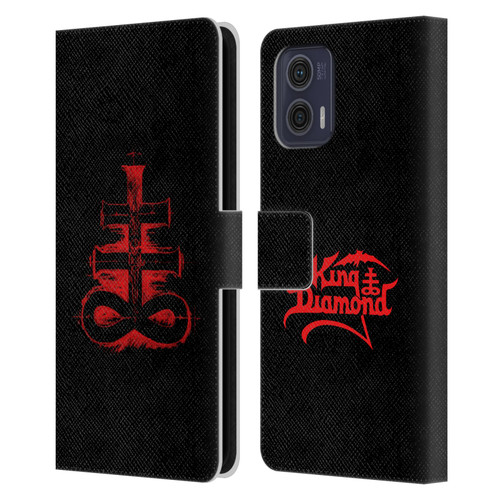 King Diamond Poster Fatal Portrait Leather Book Wallet Case Cover For Motorola Moto G73 5G