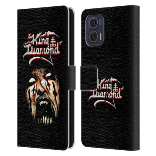 King Diamond Poster Puppet Master Face Leather Book Wallet Case Cover For Motorola Moto G73 5G