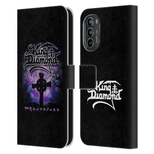 King Diamond Poster Graveyard Album Leather Book Wallet Case Cover For Motorola Moto G82 5G
