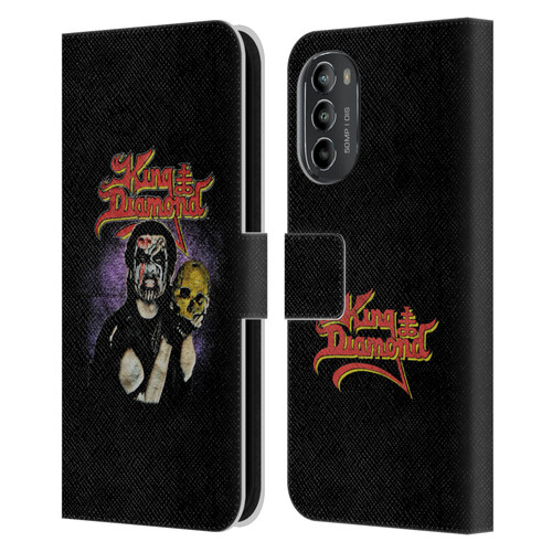 King Diamond Poster Conspiracy Tour 1989 Leather Book Wallet Case Cover For Motorola Moto G82 5G