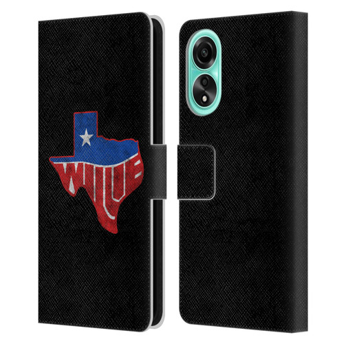 Willie Nelson Grunge Texas Leather Book Wallet Case Cover For OPPO A78 5G