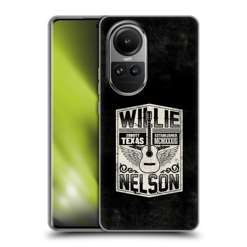 Willie Nelson Grunge Flying Guitar Soft Gel Case for OPPO Reno10 5G / Reno10 Pro 5G