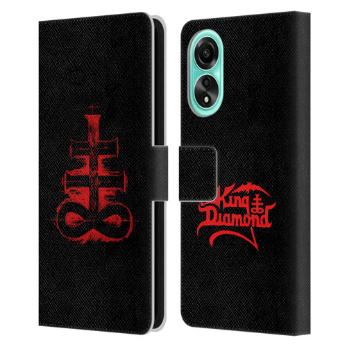 King Diamond Poster Fatal Portrait Leather Book Wallet Case Cover For OPPO A78 5G