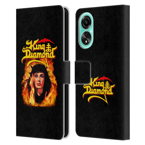 King Diamond Poster Fatal Portrait 2 Leather Book Wallet Case Cover For OPPO A78 5G