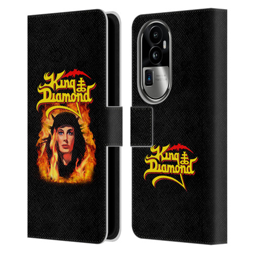 King Diamond Poster Fatal Portrait 2 Leather Book Wallet Case Cover For OPPO Reno10 Pro+