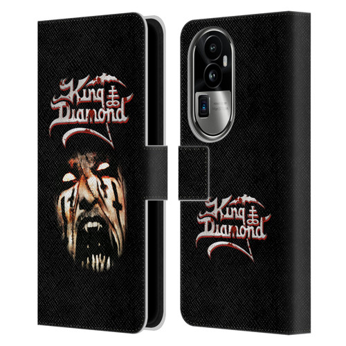 King Diamond Poster Puppet Master Face Leather Book Wallet Case Cover For OPPO Reno10 Pro+