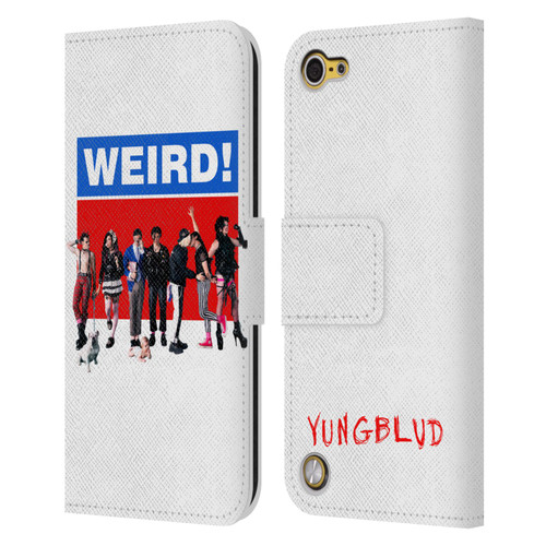 Yungblud Graphics Weird! Leather Book Wallet Case Cover For Apple iPod Touch 5G 5th Gen