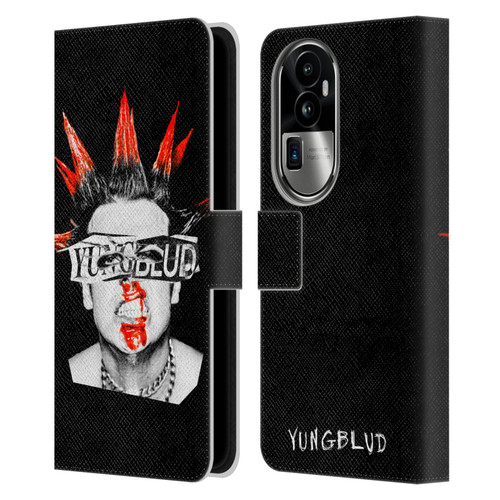 Yungblud Graphics Face Leather Book Wallet Case Cover For OPPO Reno10 Pro+