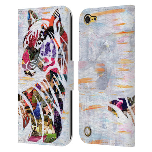 Artpoptart Animals Tiger Leather Book Wallet Case Cover For Apple iPod Touch 5G 5th Gen