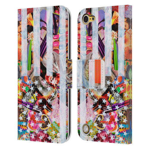 Artpoptart Flags Murican Leather Book Wallet Case Cover For Apple iPod Touch 5G 5th Gen