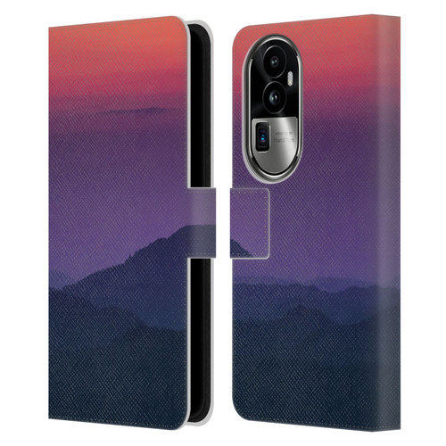 Patrik Lovrin Magical Sunsets Layers Leather Book Wallet Case Cover For OPPO Reno10 Pro+