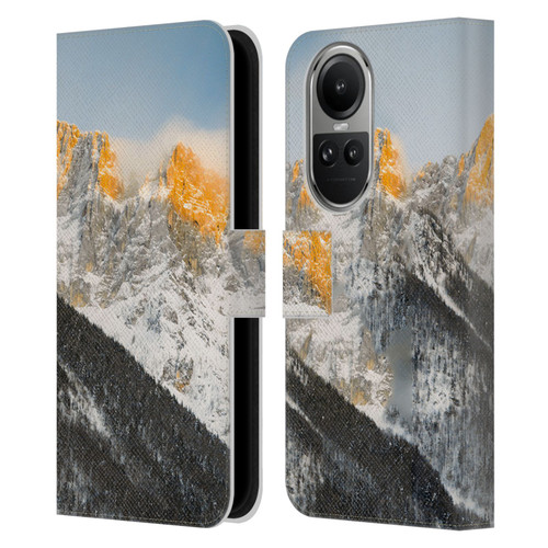 Patrik Lovrin Magical Sunsets Last Light On Slovenian Alps Leather Book Wallet Case Cover For OPPO Reno10 5G / Reno10 Pro 5G