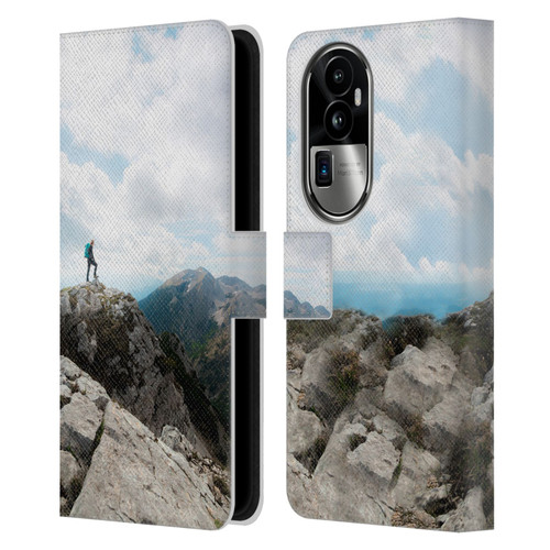 Patrik Lovrin Wanderlust Looking Over New Adventures Leather Book Wallet Case Cover For OPPO Reno10 Pro+