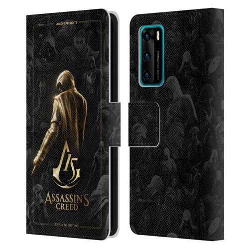 Assassin's Creed 15th Anniversary Graphics Key Art Leather Book Wallet Case Cover For Huawei P40 5G