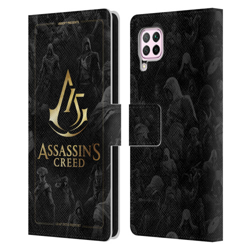 Assassin's Creed 15th Anniversary Graphics Crest Key Art Leather Book Wallet Case Cover For Huawei Nova 6 SE / P40 Lite