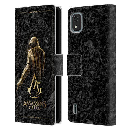 Assassin's Creed 15th Anniversary Graphics Key Art Leather Book Wallet Case Cover For Nokia C2 2nd Edition