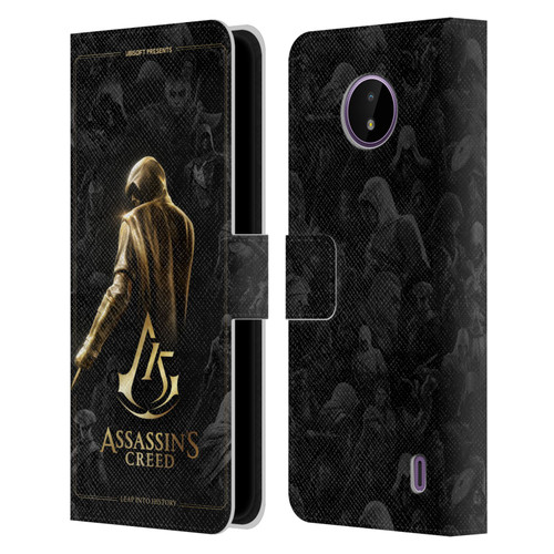 Assassin's Creed 15th Anniversary Graphics Key Art Leather Book Wallet Case Cover For Nokia C10 / C20