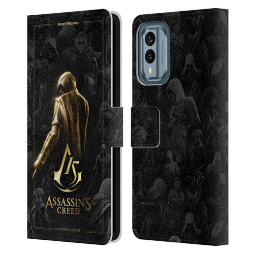 Assassin's Creed 15th Anniversary Graphics Key Art Leather Book Wallet Case Cover For Nokia X30