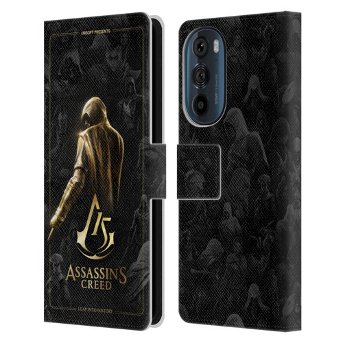Assassin's Creed 15th Anniversary Graphics Key Art Leather Book Wallet Case Cover For Motorola Edge 30