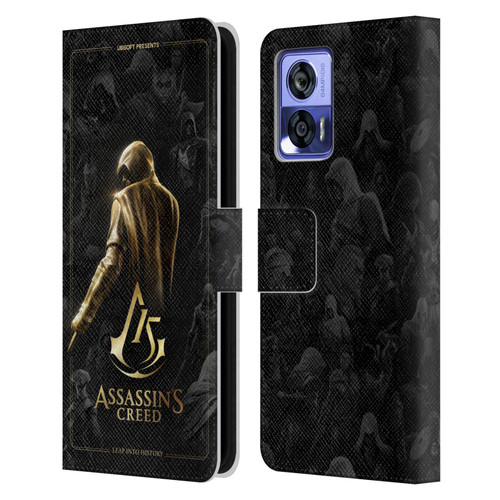 Assassin's Creed 15th Anniversary Graphics Key Art Leather Book Wallet Case Cover For Motorola Edge 30 Neo 5G