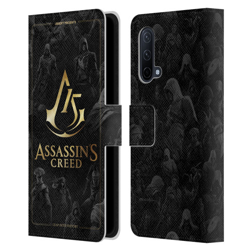 Assassin's Creed 15th Anniversary Graphics Crest Key Art Leather Book Wallet Case Cover For OnePlus Nord CE 5G