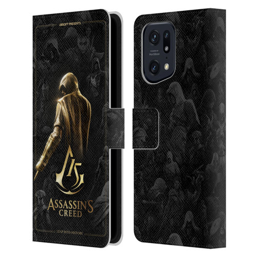 Assassin's Creed 15th Anniversary Graphics Key Art Leather Book Wallet Case Cover For OPPO Find X5 Pro