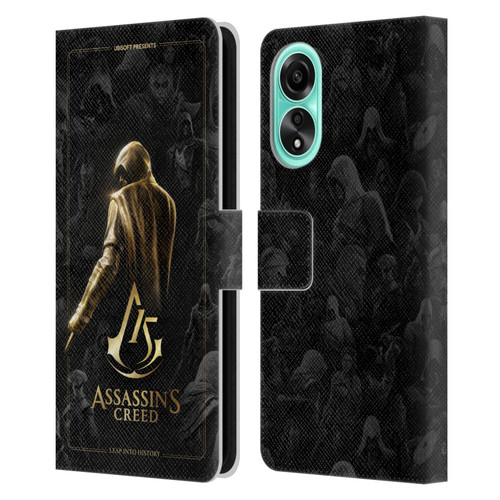 Assassin's Creed 15th Anniversary Graphics Key Art Leather Book Wallet Case Cover For OPPO A78 4G