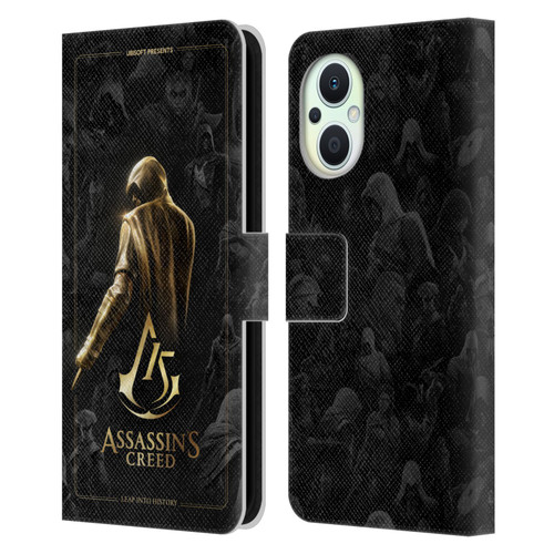 Assassin's Creed 15th Anniversary Graphics Key Art Leather Book Wallet Case Cover For OPPO Reno8 Lite