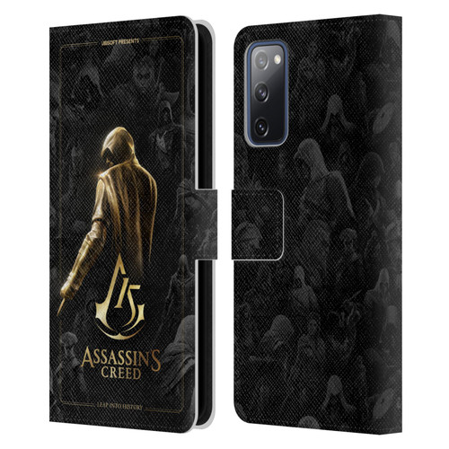 Assassin's Creed 15th Anniversary Graphics Key Art Leather Book Wallet Case Cover For Samsung Galaxy S20 FE / 5G