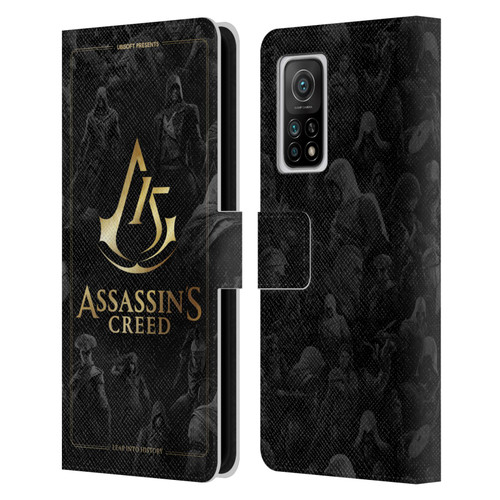 Assassin's Creed 15th Anniversary Graphics Crest Key Art Leather Book Wallet Case Cover For Xiaomi Mi 10T 5G