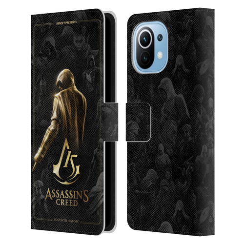 Assassin's Creed 15th Anniversary Graphics Key Art Leather Book Wallet Case Cover For Xiaomi Mi 11