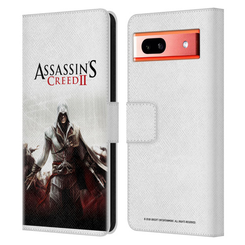 Assassin's Creed II Key Art Ezio 2 Leather Book Wallet Case Cover For Google Pixel 7a
