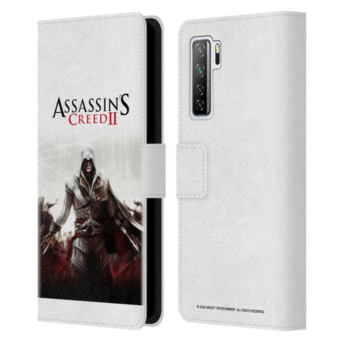 Assassin's Creed II Key Art Ezio 2 Leather Book Wallet Case Cover For Huawei Nova 7 SE/P40 Lite 5G