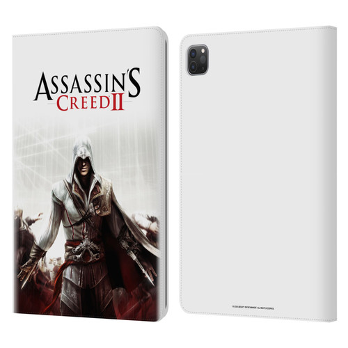 Assassin's Creed II Key Art Ezio 2 Leather Book Wallet Case Cover For Apple iPad Pro 11 2020 / 2021 / 2022
