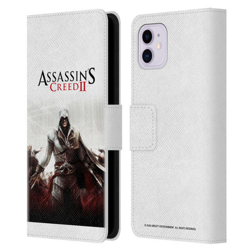 Assassin's Creed II Key Art Ezio 2 Leather Book Wallet Case Cover For Apple iPhone 11