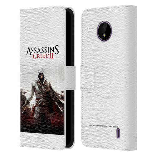 Assassin's Creed II Key Art Ezio 2 Leather Book Wallet Case Cover For Nokia C10 / C20