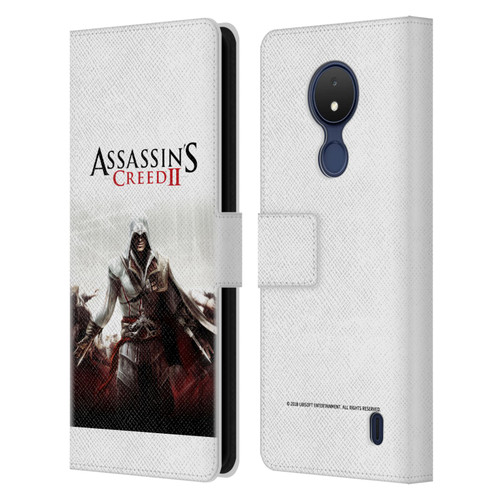 Assassin's Creed II Key Art Ezio 2 Leather Book Wallet Case Cover For Nokia C21