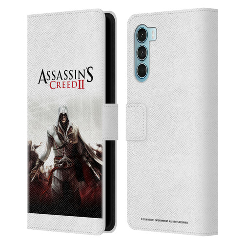 Assassin's Creed II Key Art Ezio 2 Leather Book Wallet Case Cover For Motorola Edge S30 / Moto G200 5G